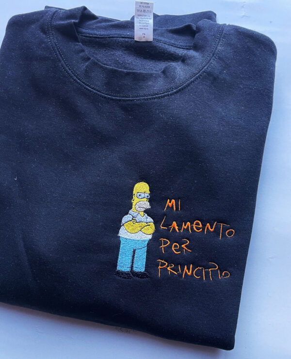 Mi lamento per principio